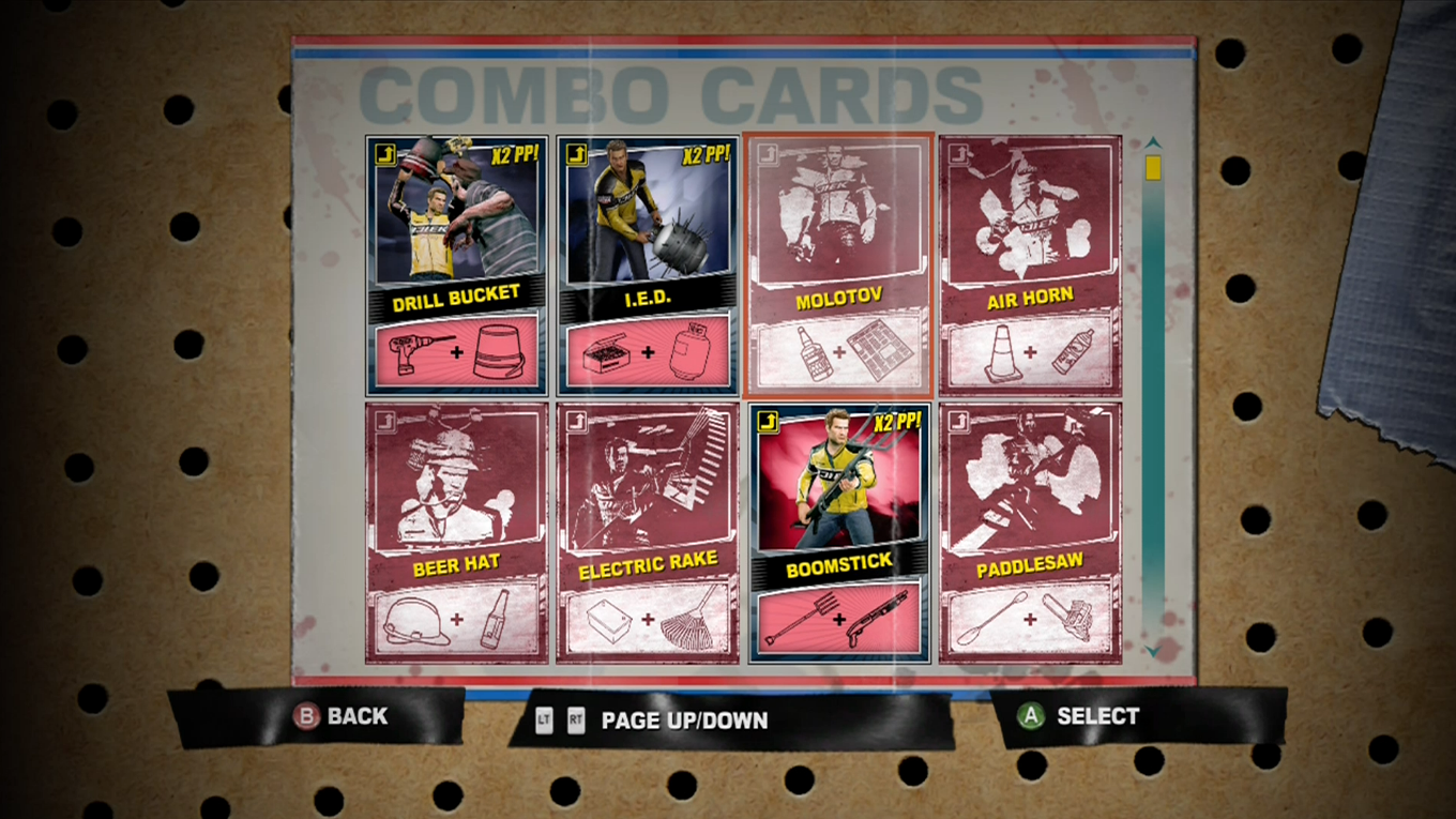 dead rising 2 combo weapon