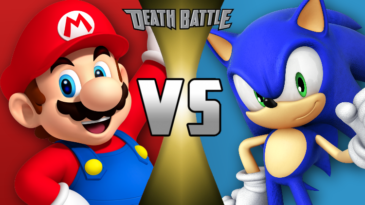 death battle sonic vs mario death battle sonic vs mario