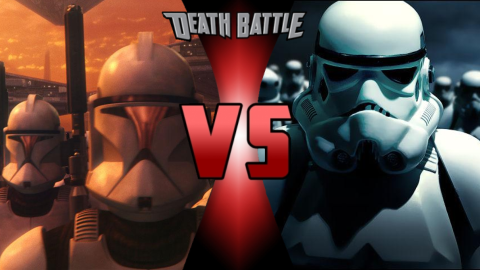 clone trooper vs first order stormtrooper