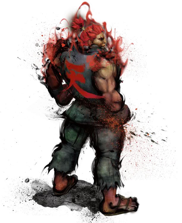 Akuma artwork #6, Street Fighter Alpha