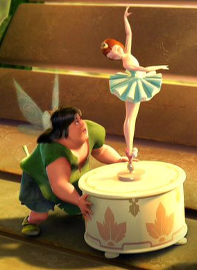 tinkerbell music box toy