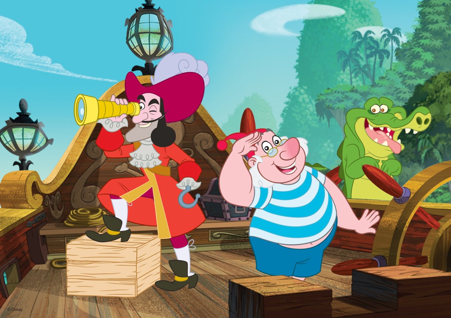 Image Captain HookSmee&TickTock.jpg Disney Wiki Fandom powered