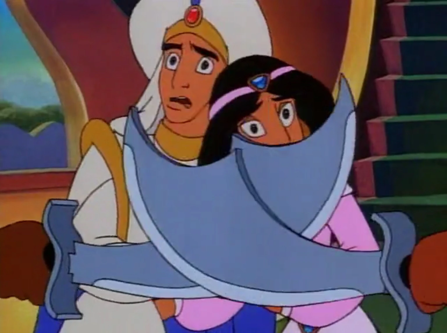 Image Aladdin & Jasmine Captured Bad Mood Rising.png Disney Wiki
