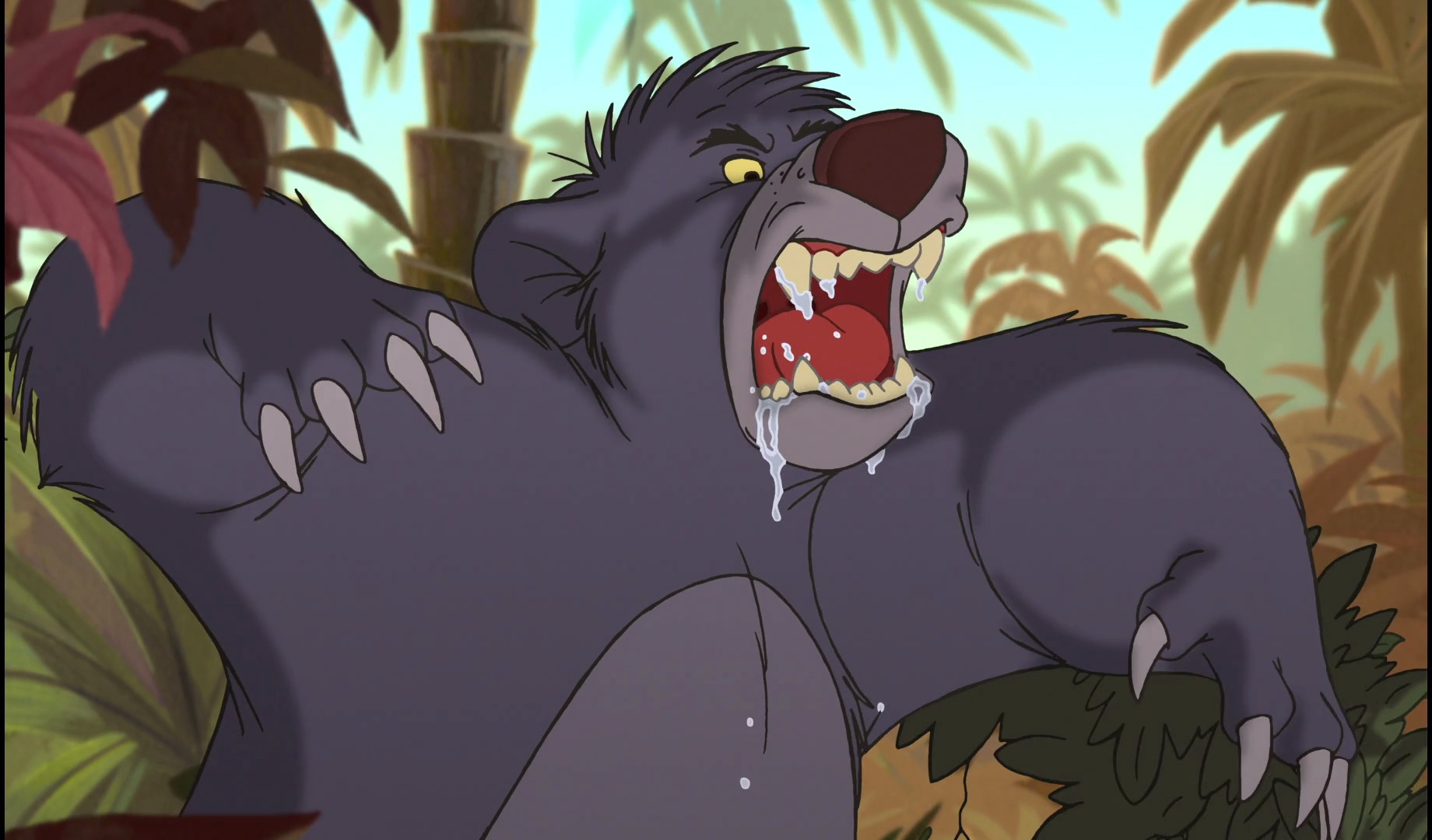 Image Baloo The Bear Is Roaring Disney Wiki Fandom Powered By Wikia