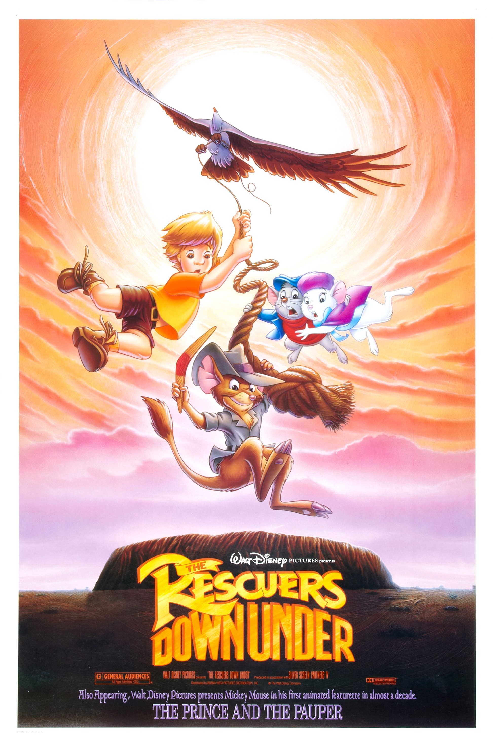 Image result for rescuers down under poster