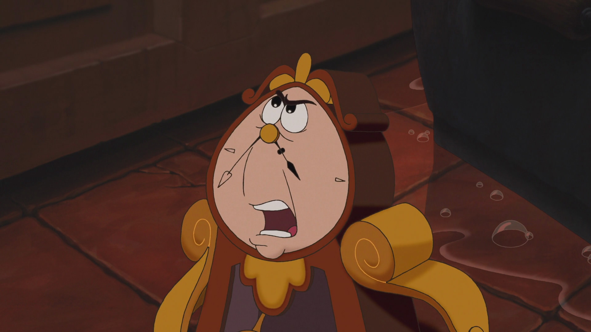 Image result for beauty and the beast cogsworth