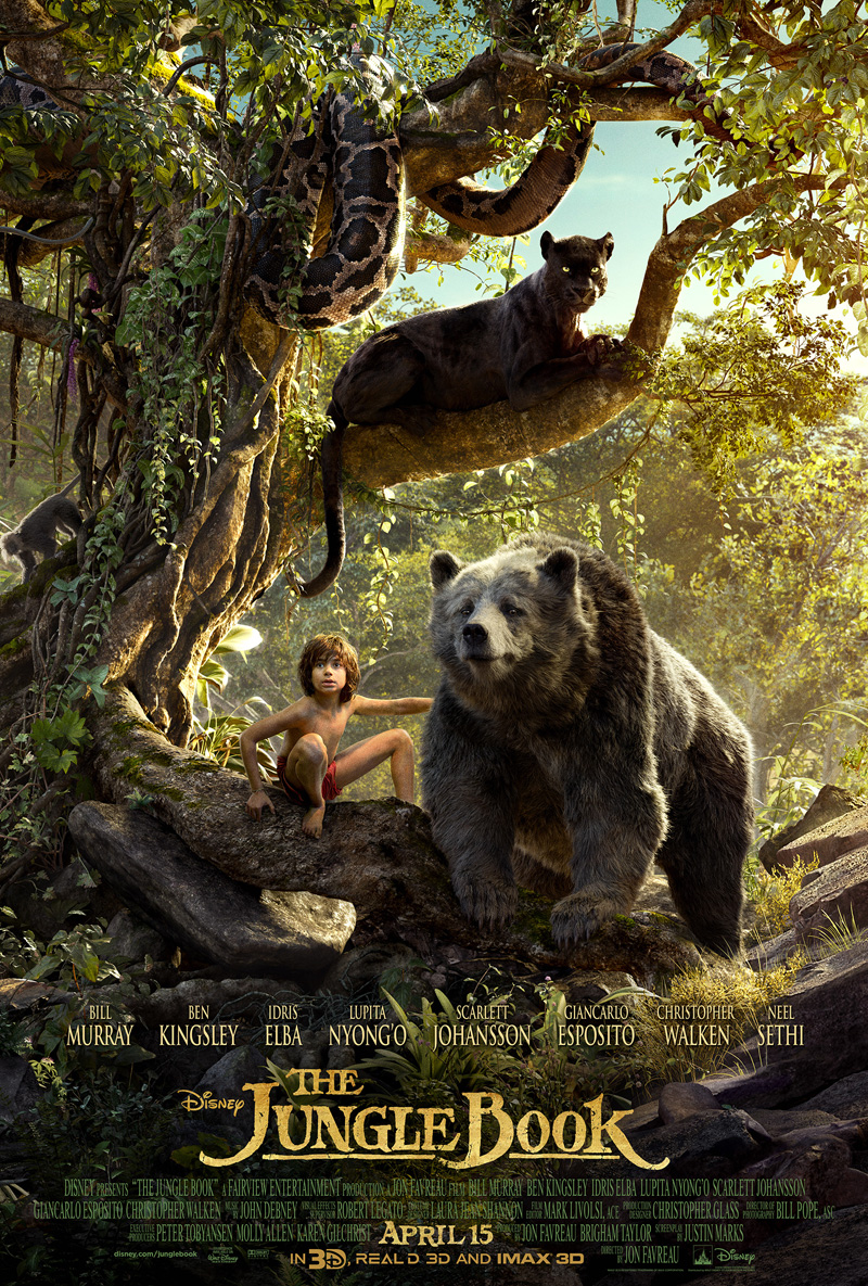 Image result for The Jungle Book 2016 poster