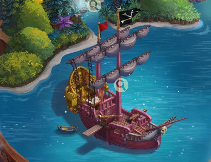 Image Hook's Ship (Peter Pan) (Level 3).jpg Disney Hidden Worlds Wiki Fandom powered by Wikia