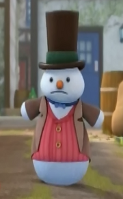 Chilly in his 1800's outfit