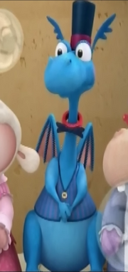 Stuffy in his 1800's clothes