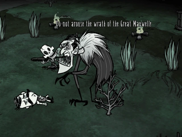 Image - Maxwell Greeting Adventure Mode World 5.png | Don't Starve game
