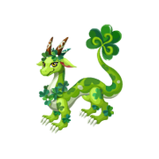 webkinz shamrock dragon