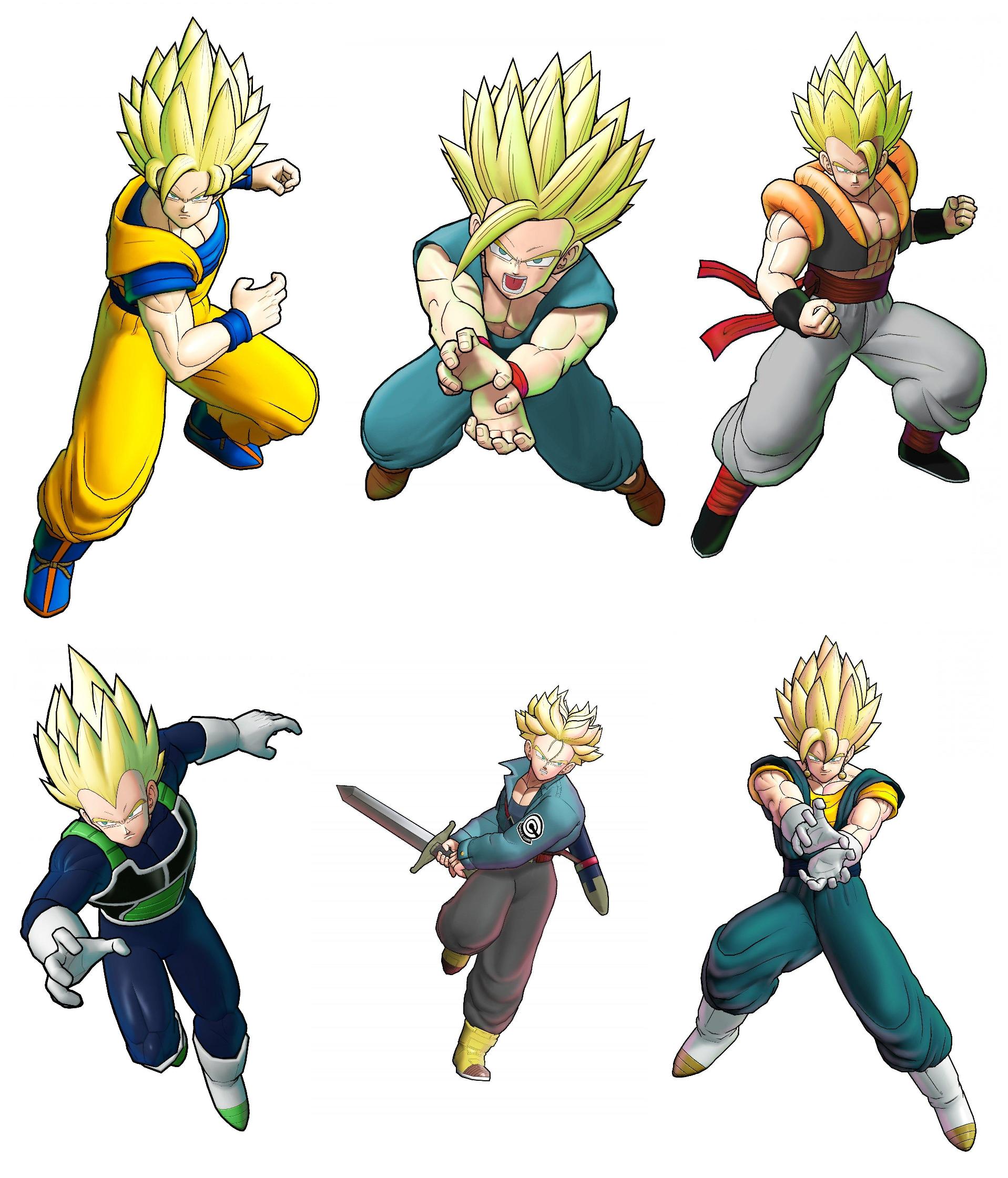 Db Raging Blast 2 Character Costumes