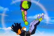 17 is hit by Piccolo