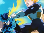 Vegeta vs Cell Jr.