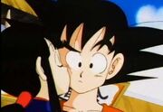 Chi chi kissing goku