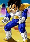 Vegeta herido en la saga saiyan
