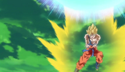 Goku uses Spirit Bomb on Villainous Frieza