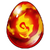 Uovo del drago di fuoco