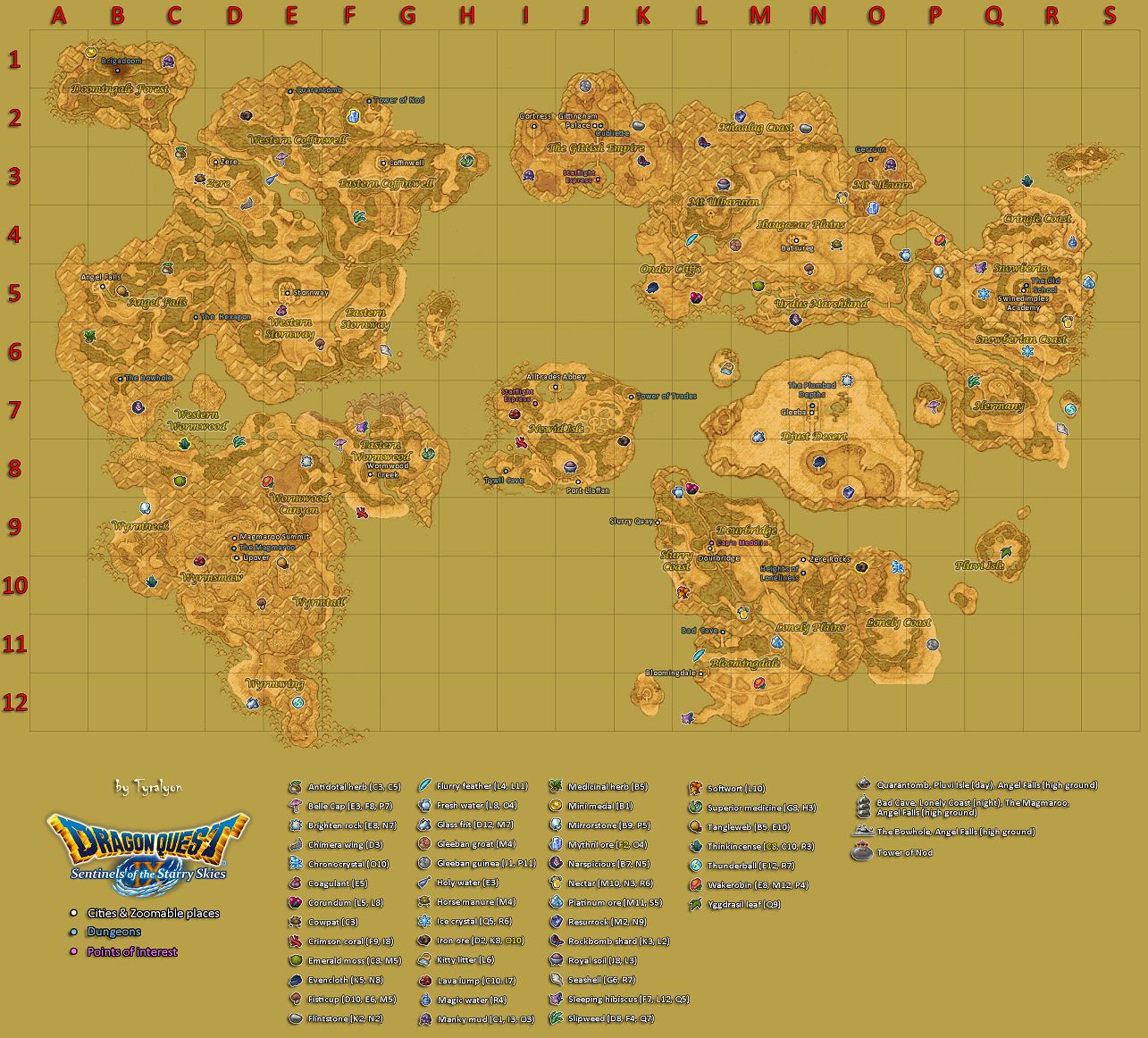 dragon quest viii map dragon quest viii map