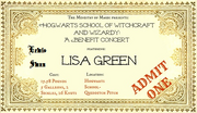 Wikia DARP - Benefit Concert-Ticket LeSw