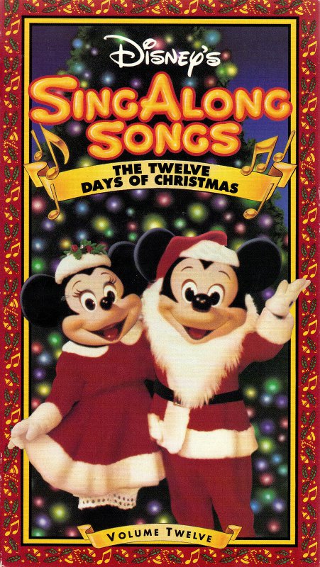 disney sing along songs the twelve days of christmas disney s twelve days of christmas