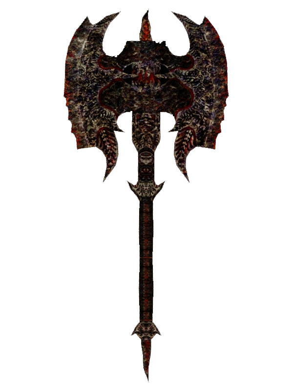 Daedric Battle Axe (Oblivion) Elder Scrolls FANDOM powered by Wikia