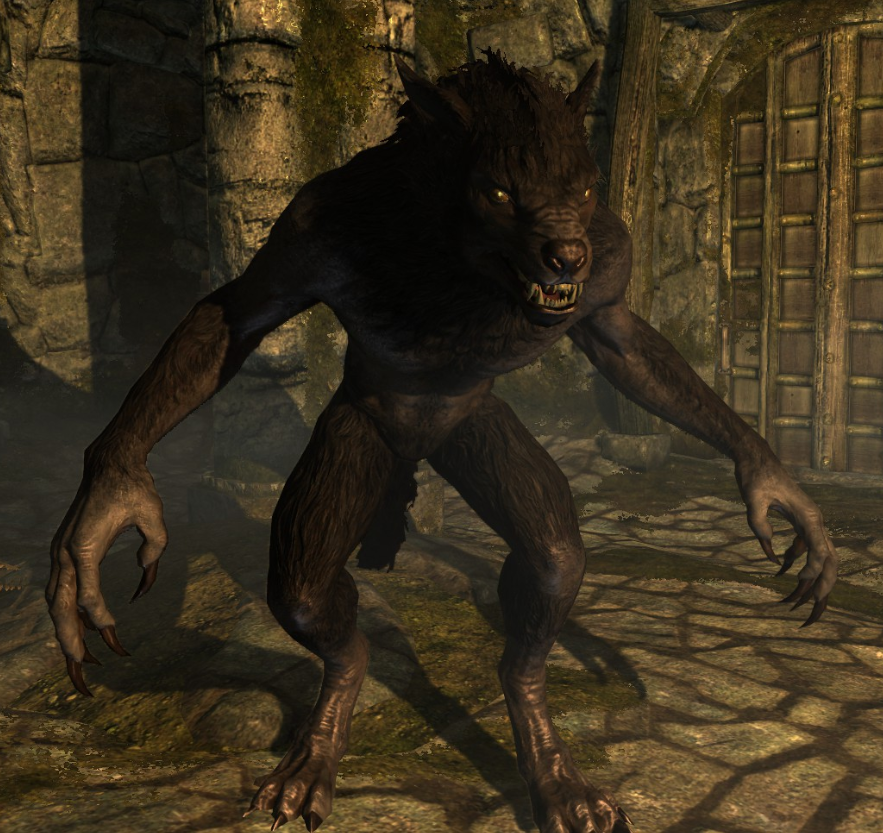 Image result for werewolf skyrim