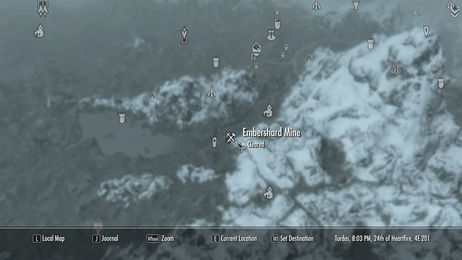 Image Embershard Mine On Map.jpg Elder Scrolls Fandom powered by