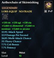 Aetherchain of Skirmishing