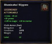 Illuminatus' Slippers