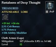 Pantaloons of Deep Thought