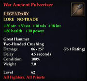 War Ancient Pulverizer