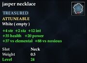Jasper necklace