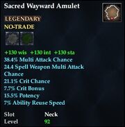 Sacred Wayward Amulet