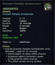 Gnomish Portable Smokescreen
