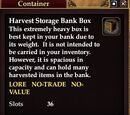 Harvest Storage Bank Box