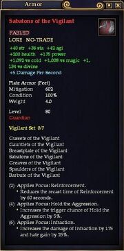 Sabatons of the Vigilant