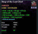 Strap of the Lost Chief