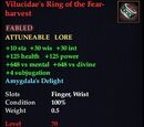 Vilucidae's Ring of the Fear-harvest