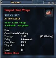 Warped Hand Wraps