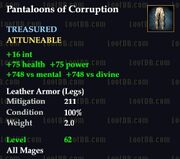 Pantaloons of Corruption