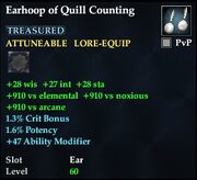Earhoop of Quill Counting