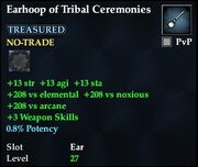 Earhoop of Tribal Ceremonies