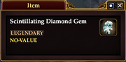 Scintillating Diamond Gem