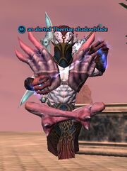 An alerted Theerian shadowblade