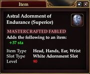 Astral Adornment of Endurance (Superior)