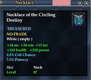 Necklace of the Circling Destiny