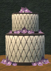 A Delicious Chocolate Frosted Cake Placed