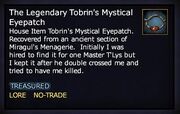 The Legendary Tobrin's Mystical Eyepatch